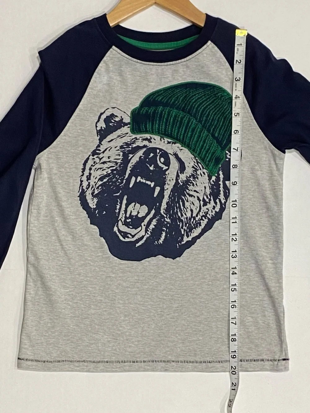 Gymboree Boys ‘Happy Explorer’ Long Sleeve Tee Beanie Bear Tee Size 7